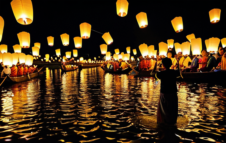 신뢰할 수 있는 정보원과 소스 간의 차이점 - Loy Krathong Festival Scene**

"A vibrant scene of the Loy Krathong festival in Chiang Mai, Thailand...