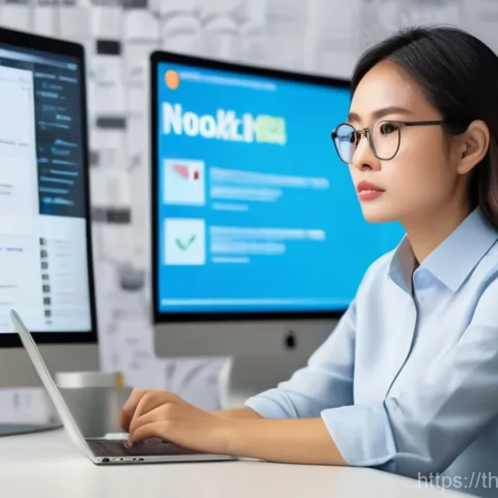고품질 정보원 식별법을 위한 주요 리소스 - A young Thai professional, dressed in contemporary business casual attire, is seated at a minimalist...